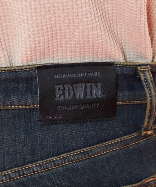 EDWIN（エドウィン）の「EDWIN エドウィン【冬用】WILD FIRE 403 ふつうのストレート デニムパンツ ジーンズ 暖パンツ 裏起毛 保温【暖】（デニムパンツ・メンズ・ベージュ/その他1/ブラック/ブルー/グレー・28/29/30/31/32/33/34/36）」の12枚目の写真