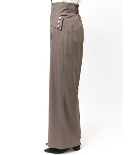 TONAL(トーナル)の「クロスパールワイドパンツ(その他パンツ・レディース・ベージュ/ネイビー/ブラウン・SMALL/MEDIUM)」の15枚目の写真