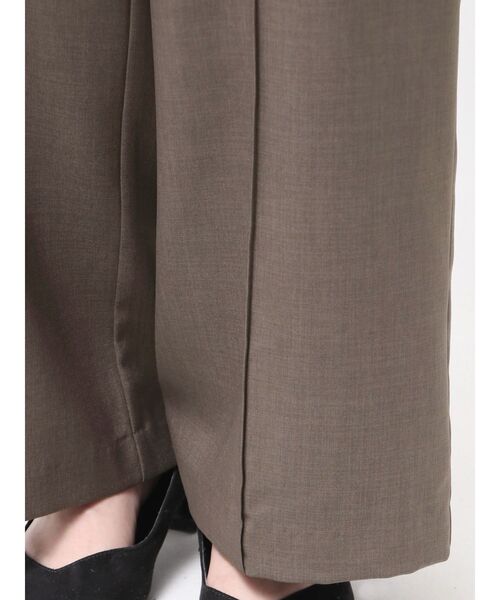 TONAL(トーナル)の「クロスパールワイドパンツ(その他パンツ・レディース・ベージュ/ネイビー/ブラウン・SMALL/MEDIUM)」の12枚目の写真