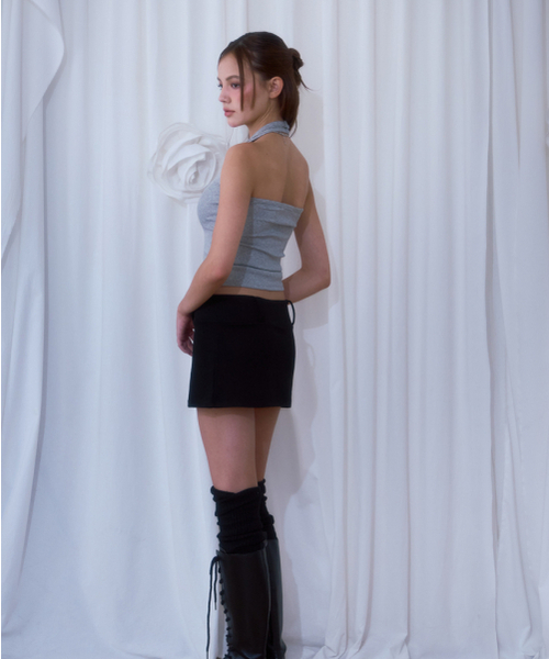 Pocket Mini Skirt [Black]