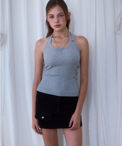 Pocket Mini Skirt [Black]