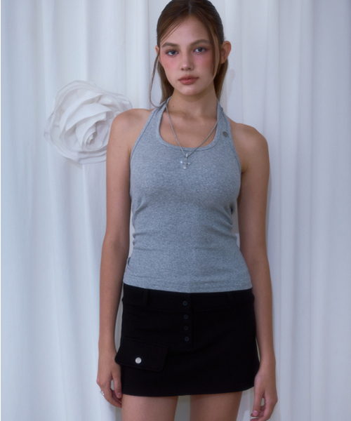 Pocket Mini Skirt [Black]