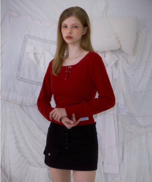 Pocket Mini Skirt [Black]