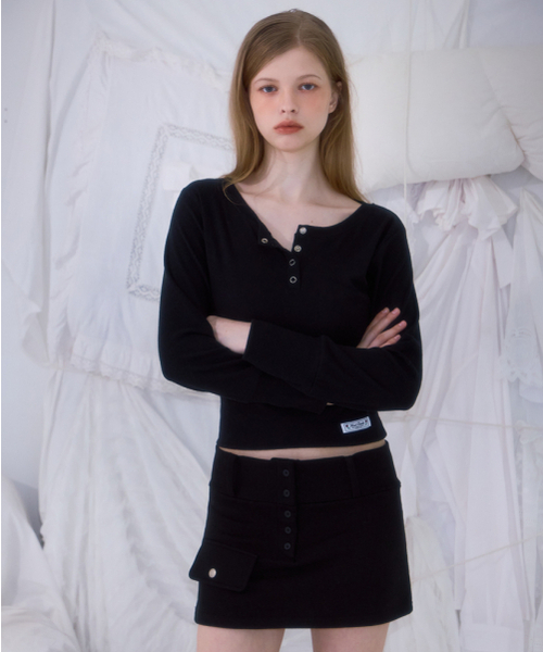 ROSEFRANTZ（ロゼフランツ）の「Pocket Mini Skirt [Black]（スカート・レディース・ブラック・OS）」の7枚目の写真