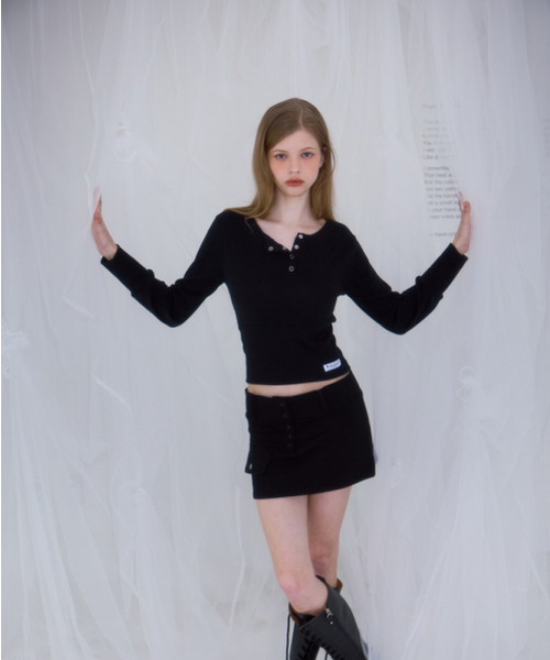 セール】Pocket Mini Skirt [Black]（スカート）｜ROSEFRANTZ（ロゼ