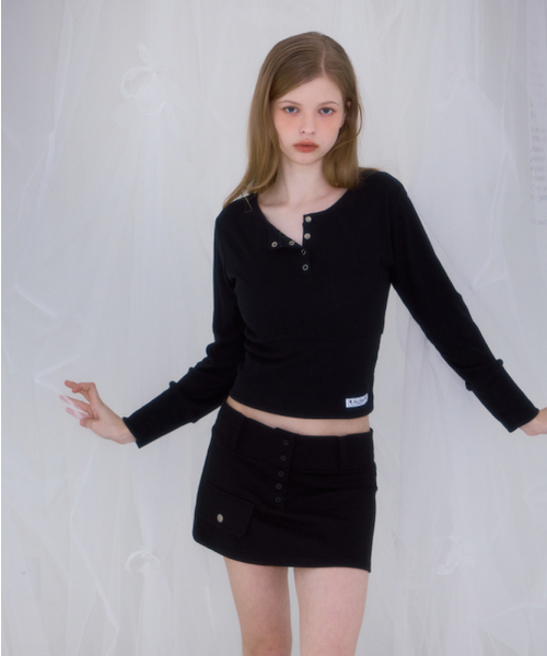 セール】Pocket Mini Skirt [Black]（スカート）｜ROSEFRANTZ（ロゼ