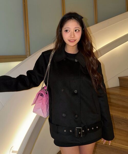 ROSEFRANTZ（ロゼフランツ）の「Pocket Mini Skirt [Black]（スカート・レディース・ブラック・OS）」の3枚目の写真