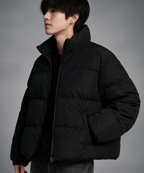 VIBGYOR(ヴィブジョー)の「ナイロンバブルジャケット(CN)(ダウンジャケット/コート・メンズ・ブラック/グレイッシュベージュ・MEDIUM/LARGE/X-LARGE)」の5枚目の写真