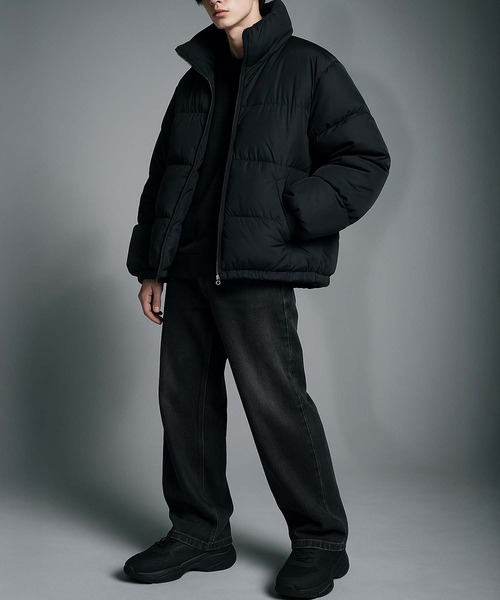 VIBGYOR(ヴィブジョー)の「ナイロンバブルジャケット(CN)(ダウンジャケット/コート・メンズ・ブラック/グレイッシュベージュ・MEDIUM/LARGE/X-LARGE)」の7枚目の写真