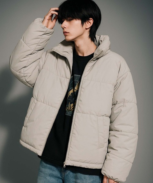 VIBGYOR(ヴィブジョー)の「ナイロンバブルジャケット(CN)(ダウンジャケット/コート・メンズ・ブラック/グレイッシュベージュ・MEDIUM/LARGE/X-LARGE)」の14枚目の写真