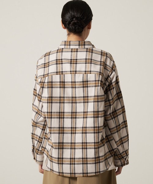 Eddie Bauer(エディーバウアー)の「フィールド フレックス フランネル チェック シャツ(シャツ/ブラウス・レディース・ブルー系/ブラック系/アイボリー系・M/S/XL/L)」の17枚目の写真