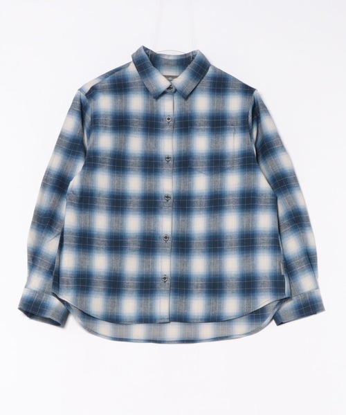 Eddie Bauer(エディーバウアー)の「フィールド フレックス フランネル チェック シャツ(シャツ/ブラウス・レディース・ブルー系/ブラック系/アイボリー系・M/S/XL/L)」の10枚目の写真