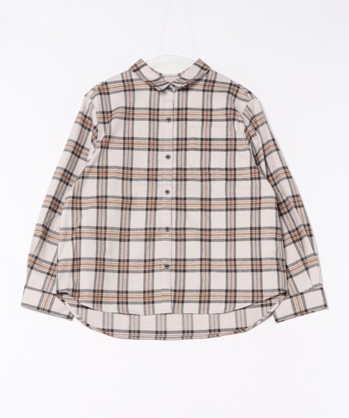 Eddie Bauer(エディーバウアー)の「フィールド フレックス フランネル チェック シャツ(シャツ/ブラウス・レディース・ブルー系/ブラック系/アイボリー系・M/S/XL/L)」の5枚目の写真