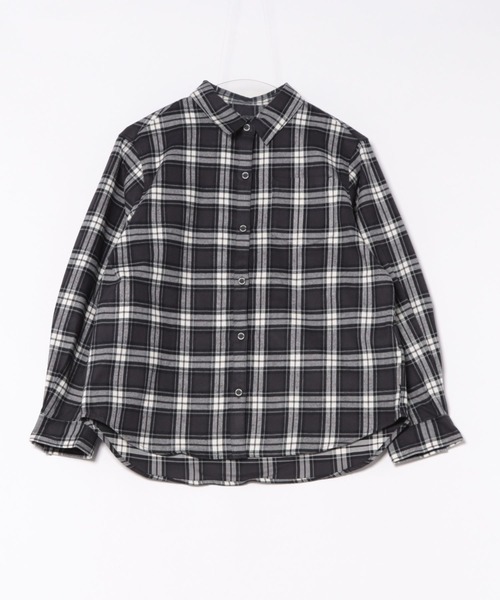 Eddie Bauer(エディーバウアー)の「フィールド フレックス フランネル チェック シャツ(シャツ/ブラウス・レディース・ブルー系/ブラック系/アイボリー系・M/S/XL/L)」の4枚目の写真