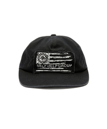 PUNCH DRUNK PARTIES（パンチドランクパーティーズ）の「Parties Flag Washed Cap (BLACK)（キャップ）」