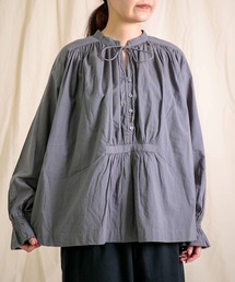 Brocante | [Brocante / ブロカント] インドコットンボイル エグリーズプルオーバー(シャツ/ブラウス)