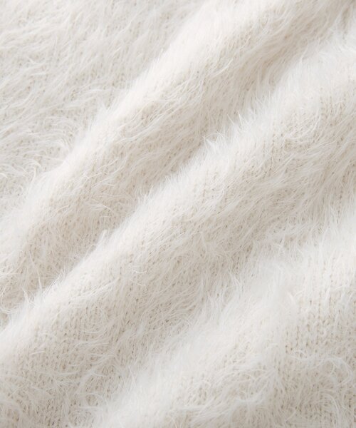 un dix cors（アンディコール）の「《セットアップ可》ソフトシャギーバックスリットナロースカート（スカート・レディース・ホワイト系その他/パープル/チャコールグレー・FREE）」の16枚目の写真