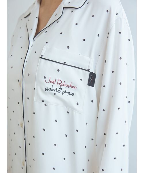 gelato pique（ジェラートピケ）の「【JOEL ROBUCHON】サテンシャツ
