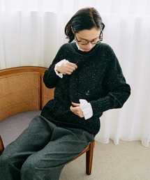 LA MARINE FRANCAISE | チュールフリルギャザーブラウス(シャツ/ブラウス)