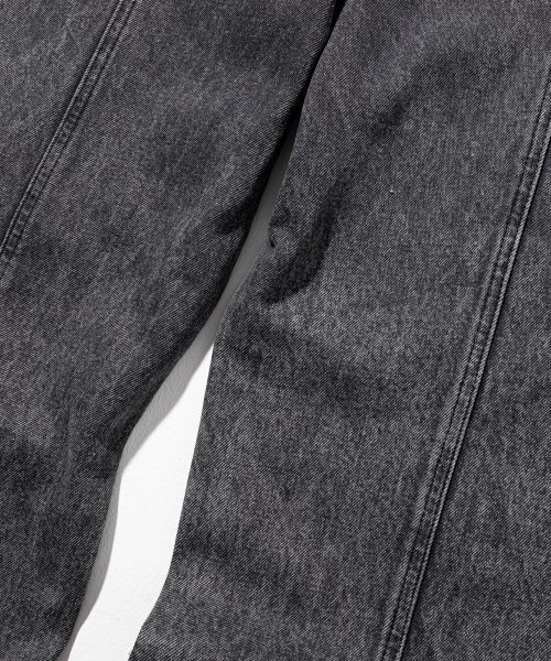 MASSNOUN（マスノウン）の「インシジョンインバーテッドウォッシュドデニムパンツ MFTJP001-BK（デニムパンツ・レディース・その他・X-LARGE）」の4枚目の写真
