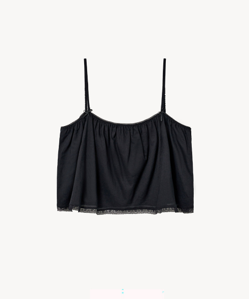 LADY VOLUME(レディーボリューム)の「レースフロートップ (ブラック)(Tシャツ/カットソー・レディース・その他・SMALL/MEDIUM)」の2枚目の写真
