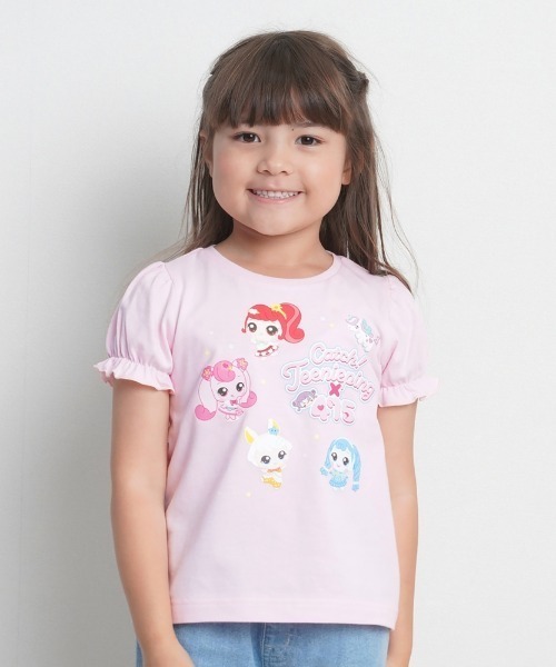 ティニピン×475 半袖Tシャツ パフスリーブ 天竺 しなこコラボ（T