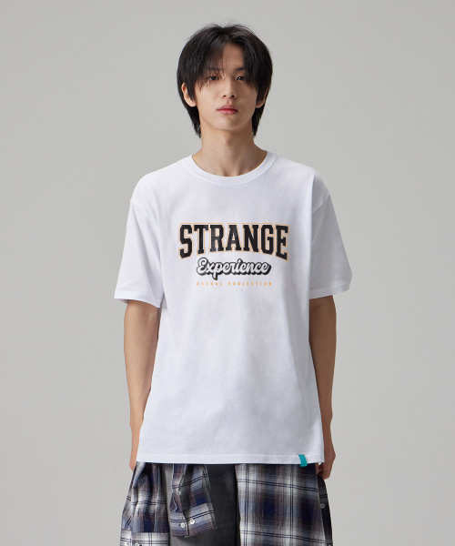 ASTRAL PROJECTION（アストラルプロジェクション）の「[ストレンジエクスペリエンス]コットンルーズフィット半袖Tシャツ_ホワイト（Tシャツ/カットソー・メンズ・その他・MEDIUM/LARGE/X-LARGE/XX-LARGE）」の2枚目の写真