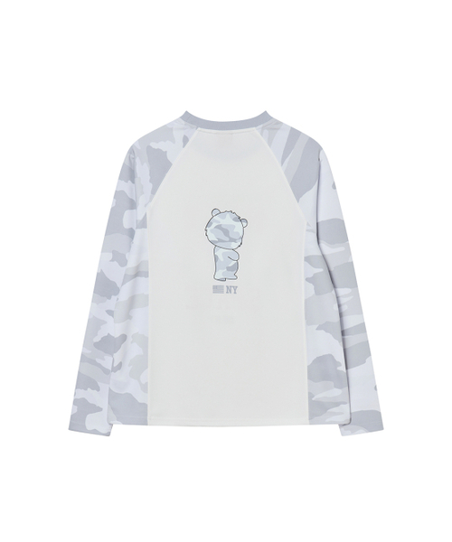 NYXX(エヌワイエックスエックス)の「TOUGH BEAR LONG SLEEVE CAMO(GRAY)(Tシャツ/カットソー・レディース・その他・FREE)」の3枚目の写真