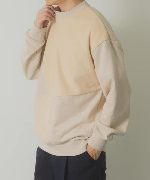 ITEMS URBANRESEARCH（アイテムズ アーバンリサーチ）の「裏フリースF.S.クレイジープルオーバー（その他トップス・メンズ・ブラック/オリーブ/ライトベージュ/モカ・LARGE/MEDIUM）」の6枚目の写真