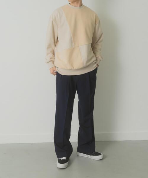 ITEMS URBANRESEARCH（アイテムズ アーバンリサーチ）の「裏フリースF.S.クレイジープルオーバー（その他トップス・メンズ・ブラック/オリーブ/ライトベージュ/モカ・LARGE/MEDIUM）」の8枚目の写真