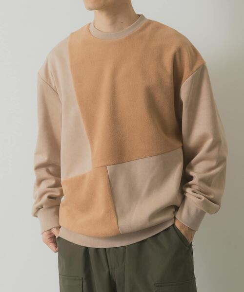 ITEMS URBANRESEARCH（アイテムズ アーバンリサーチ）の「裏フリースF.S.クレイジープルオーバー（その他トップス・メンズ・ブラック/オリーブ/ライトベージュ/モカ・LARGE/MEDIUM）」の11枚目の写真