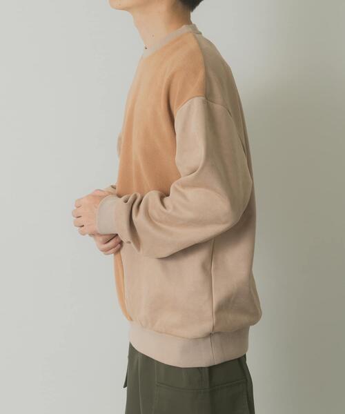 ITEMS URBANRESEARCH（アイテムズ アーバンリサーチ）の「裏フリースF.S.クレイジープルオーバー（その他トップス・メンズ・ブラック/オリーブ/ライトベージュ/モカ・LARGE/MEDIUM）」の13枚目の写真