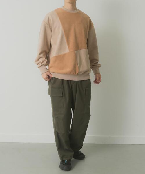 ITEMS URBANRESEARCH（アイテムズ アーバンリサーチ）の「裏フリースF.S.クレイジープルオーバー（その他トップス・メンズ・ブラック/オリーブ/ライトベージュ/モカ・LARGE/MEDIUM）」の14枚目の写真