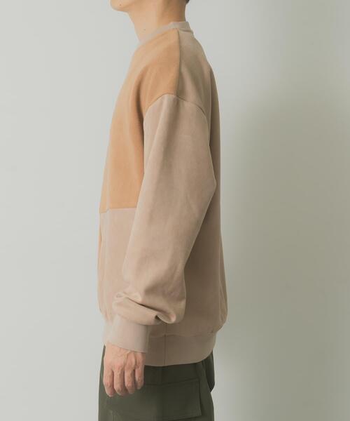 ITEMS URBANRESEARCH（アイテムズ アーバンリサーチ）の「裏フリースF.S.クレイジープルオーバー（その他トップス・メンズ・ブラック/オリーブ/ライトベージュ/モカ・LARGE/MEDIUM）」の16枚目の写真