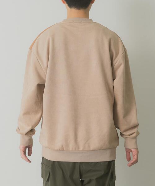 ITEMS URBANRESEARCH（アイテムズ アーバンリサーチ）の「裏フリースF.S.クレイジープルオーバー（その他トップス・メンズ・ブラック/オリーブ/ライトベージュ/モカ・LARGE/MEDIUM）」の17枚目の写真