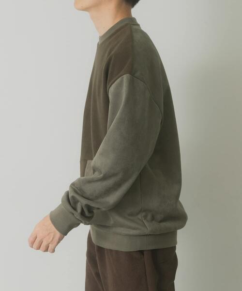 ITEMS URBANRESEARCH(アイテムズ アーバンリサーチ)の「裏フリースF.S.クレイジープルオーバー(その他トップス・メンズ・ブラック/オリーブ/ライトベージュ/モカ・LARGE/MEDIUM)」の7枚目の写真