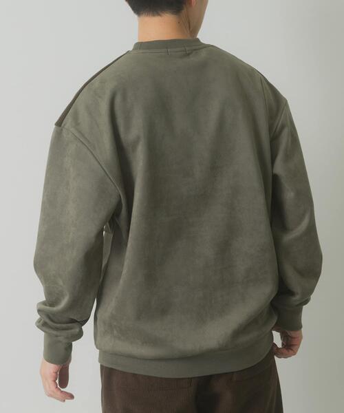 ITEMS URBANRESEARCH(アイテムズ アーバンリサーチ)の「裏フリースF.S.クレイジープルオーバー(その他トップス・メンズ・ブラック/オリーブ/ライトベージュ/モカ・LARGE/MEDIUM)」の6枚目の写真