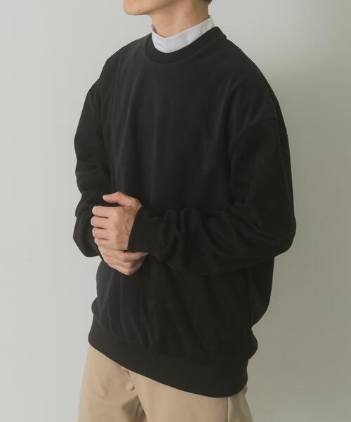 ITEMS URBANRESEARCH（アイテムズ アーバンリサーチ）の「裏フリースF.S.クレイジープルオーバー（その他トップス・メンズ・ブラック/オリーブ/ライトベージュ/モカ・LARGE/MEDIUM）」の7枚目の写真