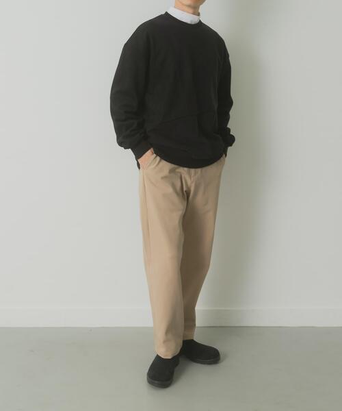 ITEMS URBANRESEARCH（アイテムズ アーバンリサーチ）の「裏フリースF.S.クレイジープルオーバー（その他トップス・メンズ・ブラック/オリーブ/ライトベージュ/モカ・LARGE/MEDIUM）」の9枚目の写真