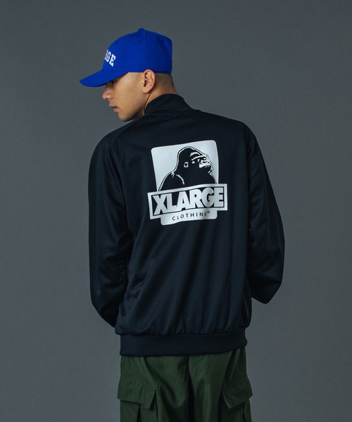 XLARGE（エクストララージ）の「OG TRACK JACKET（ブルゾン・メンズ・グレー/ブラック/オリーブ・S/M/L/XL）」の6枚目の写真
