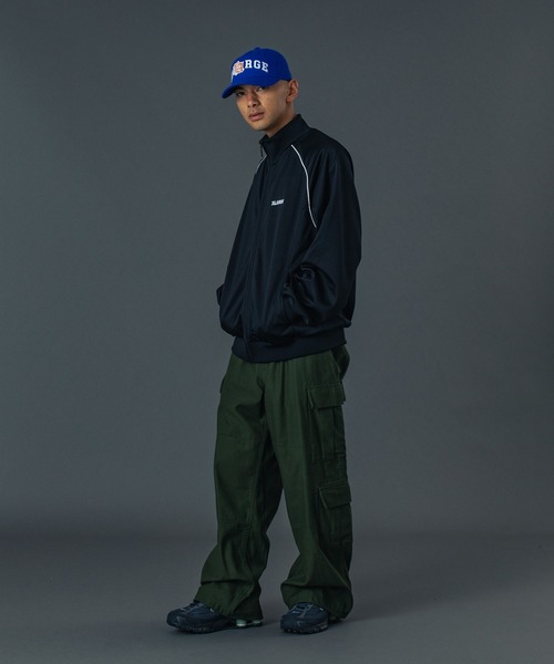 XLARGE（エクストララージ）の「OG TRACK JACKET（ブルゾン・メンズ・グレー/ブラック/オリーブ・S/M/L/XL）」の7枚目の写真