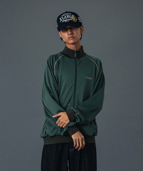 XLARGE（エクストララージ）の「OG TRACK JACKET（ブルゾン・メンズ・グレー/ブラック/オリーブ・S/M/L/XL）」の8枚目の写真