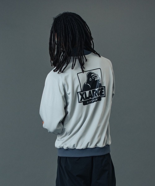 XLARGE（エクストララージ）の「OG TRACK JACKET（ブルゾン・メンズ・グレー/ブラック/オリーブ・S/M/L/XL）」の12枚目の写真