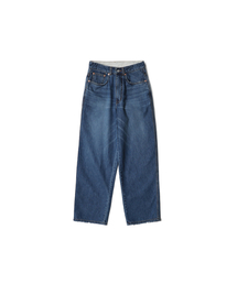 Blueborn Tapered Nep Denim Pants Normal Navy