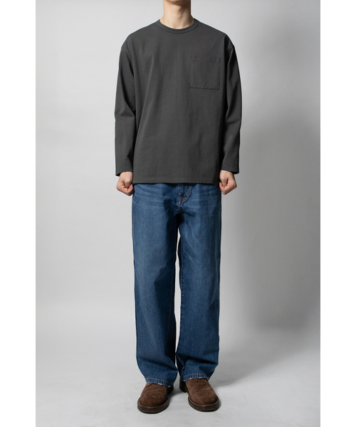 HORLISUN(ホーリーサン)の「Blueborn Tapered Nep Denim Pants Normal Navy(デニムパンツ・レディース・その他・SMALL/MEDIUM/LARGE)」の2枚目の写真