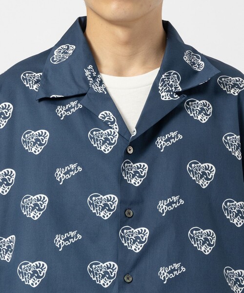 KENZO(ケンゾー)の「FE65CH1119P4 HAWAIIAN S/S SHIRT(シャツ/ブラウス・メンズ・ネイビー・L/M)」の8枚目の写真
