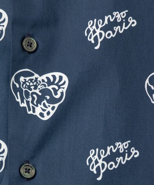 KENZO(ケンゾー)の「FE65CH1119P4 HAWAIIAN S/S SHIRT(シャツ/ブラウス・メンズ・ネイビー・L/M)」の12枚目の写真