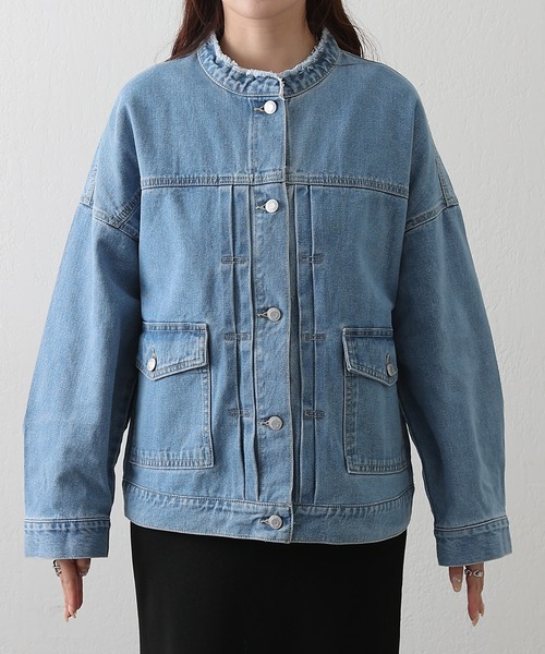 セール】12.5OZノーカラーデニムジャケット（デニムジャケット