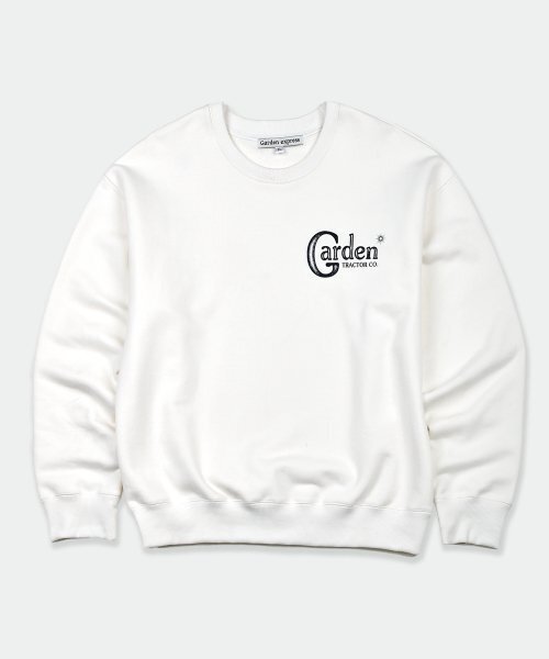 GARDEN EXPRESS(ガーデンエクスプレス)の「GARDEN GRAPHIC SWEATSHIRT (white)(スウェット・メンズ・その他・LARGE/MEDIUM)」の1枚目の写真