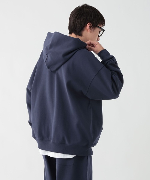 GEORGE'S(ジョージズ)の「ダンボールZIPフーディー(パーカー・メンズ・ネイビー/杢グレー・MEDIUM/LARGE)」の12枚目の写真